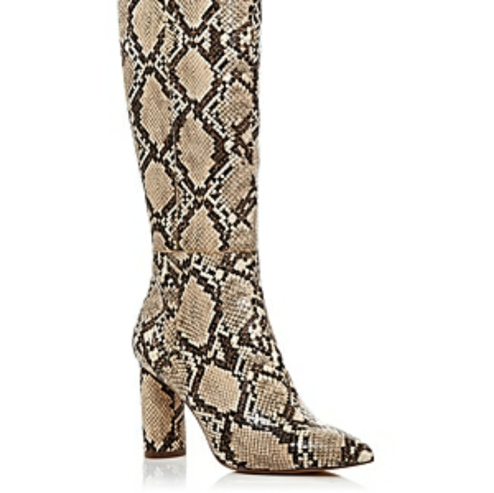 Aqua Women's Maria Block Heel Tall Boots - 100% Exclusive 7 M